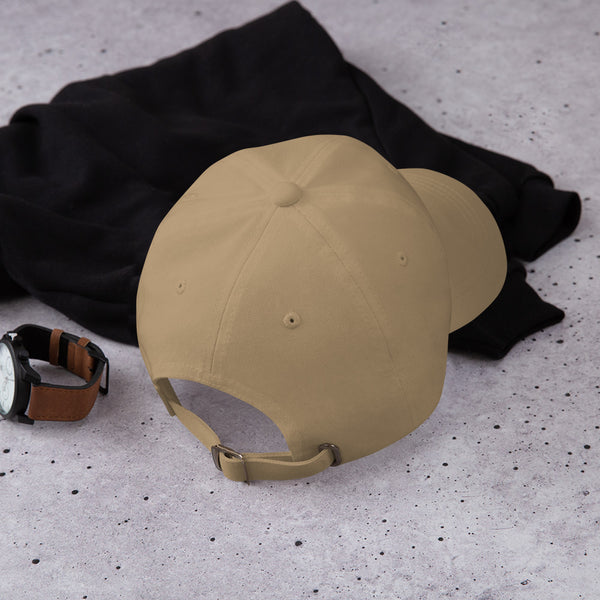 Meaford Dad Hat – Khaki & Stone | Gyles & Co