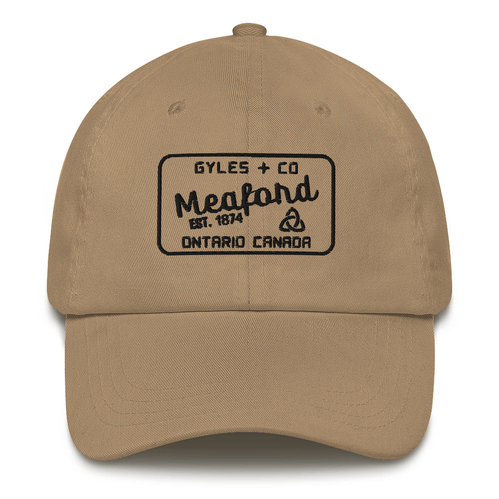 Meaford Dad Hat – Khaki & Stone | Gyles & Co
