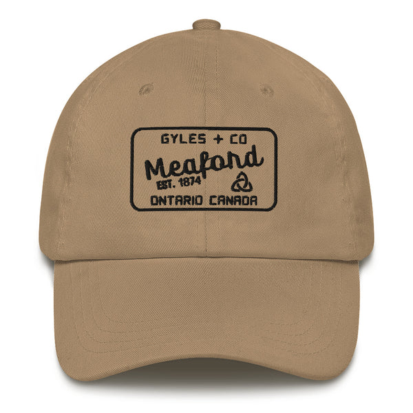 Meaford Dad Hat – Khaki & Stone | Gyles & Co