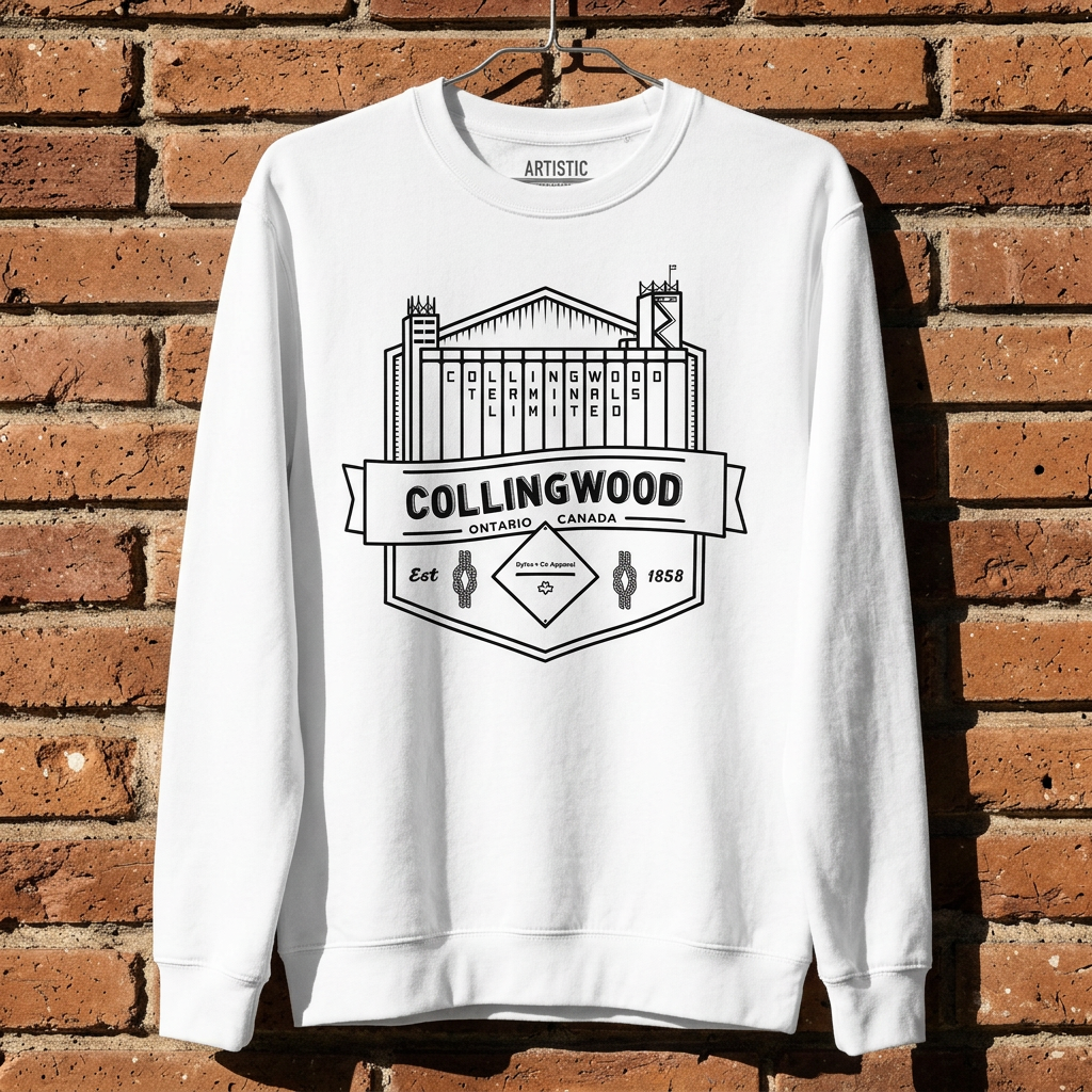 Collingwood Terminals Crewneck – Light Colours | Gyles & Co