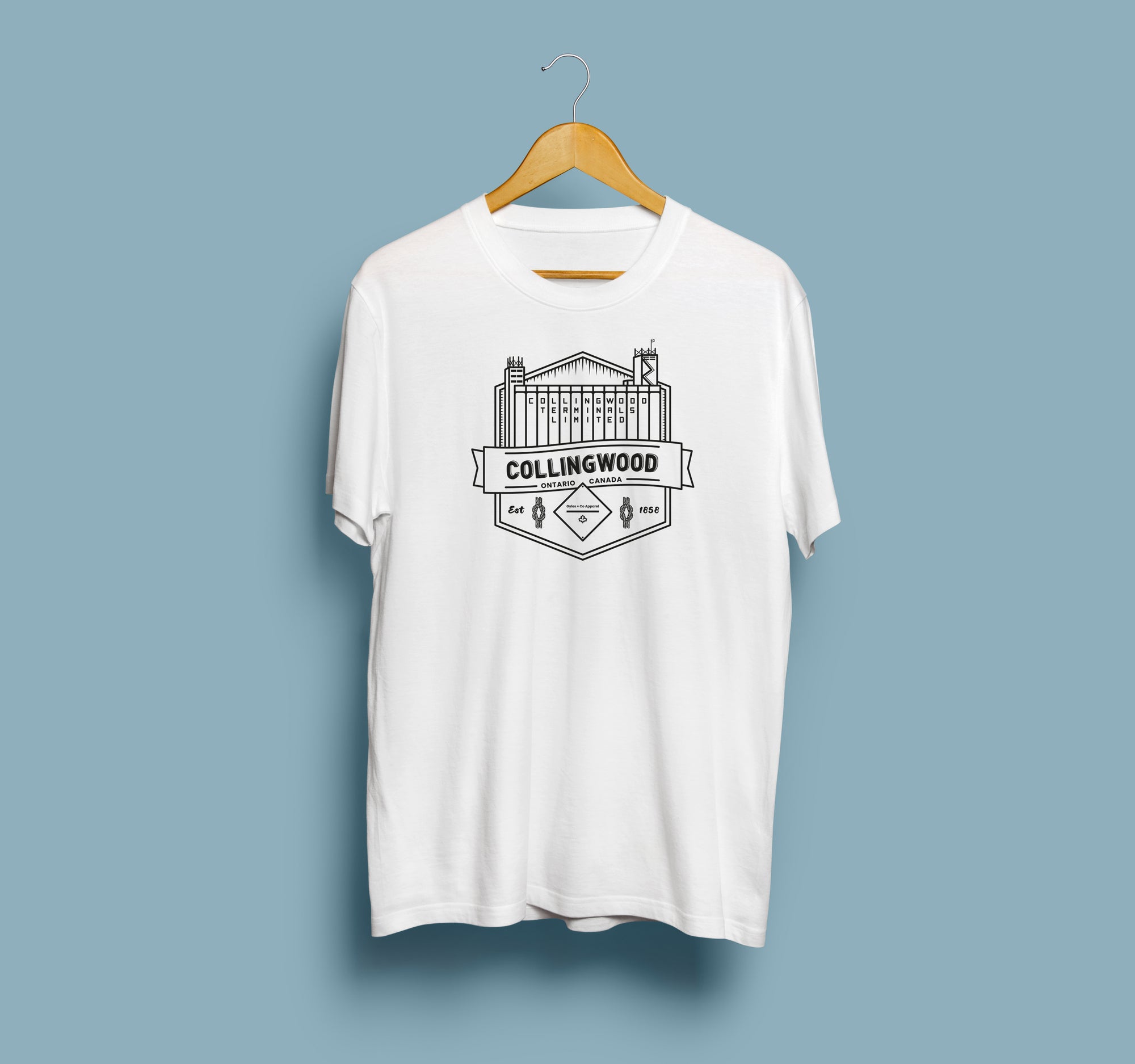 Collingwood Terminals T-Shirt – Light Colours | Gyles & Co