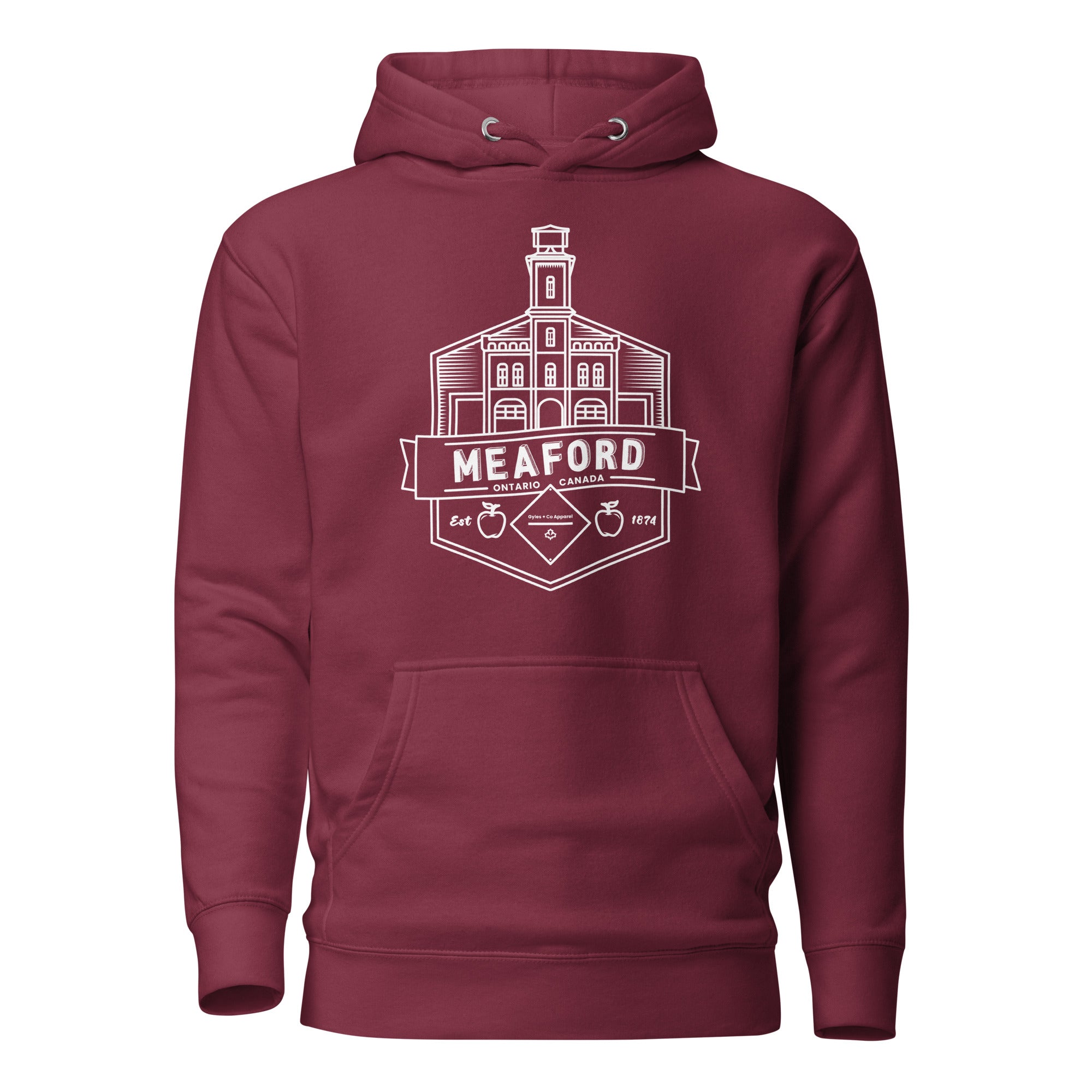 Meaford Firehall Hoodie – Classic Dark | Gyles & Co