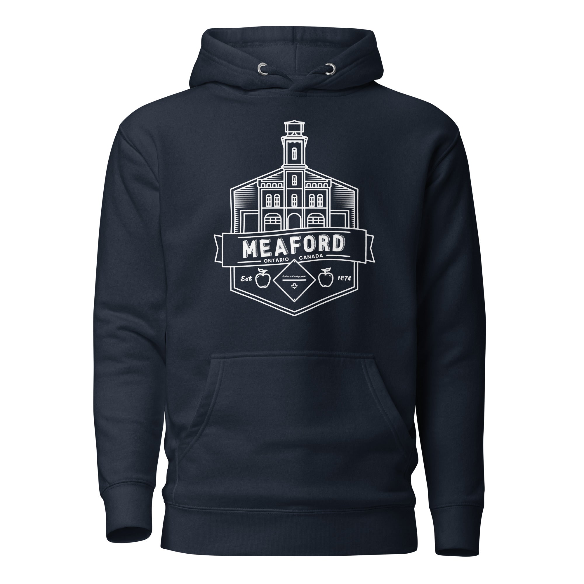 Meaford Firehall Hoodie – Classic Dark | Gyles & Co