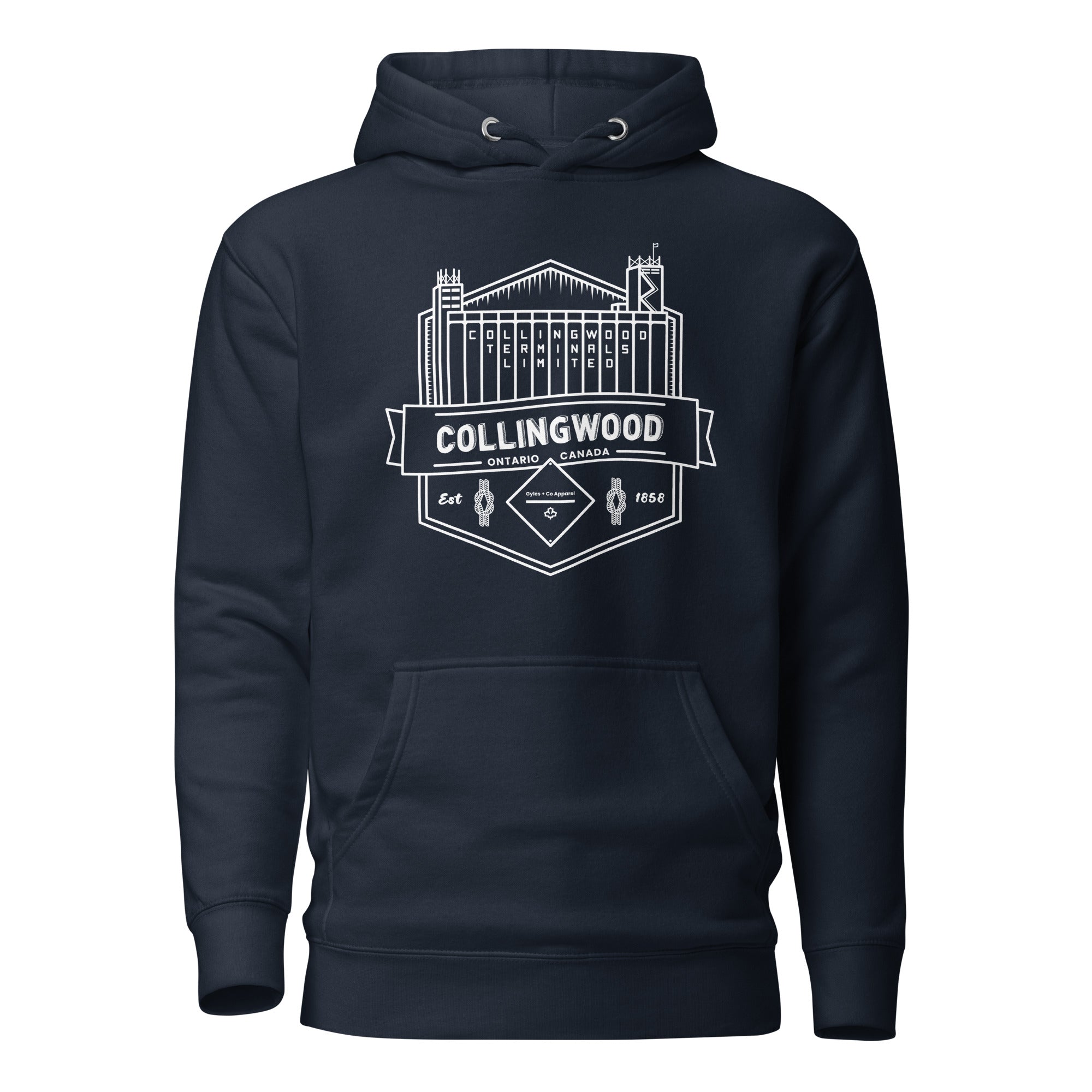 Collingwood Terminals Hoodie – Dark Colours | Gyles & Co