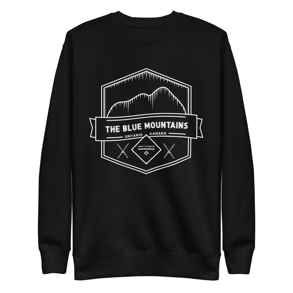 The Blue Mountains Crewneck – Ontario Ski Apparel | Gyles & Co