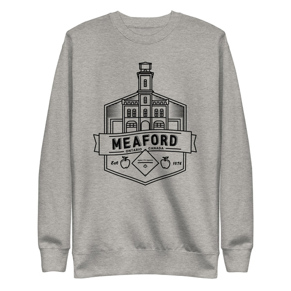 Meaford Firehall Crewneck – Carbon & White | Gyles & Co