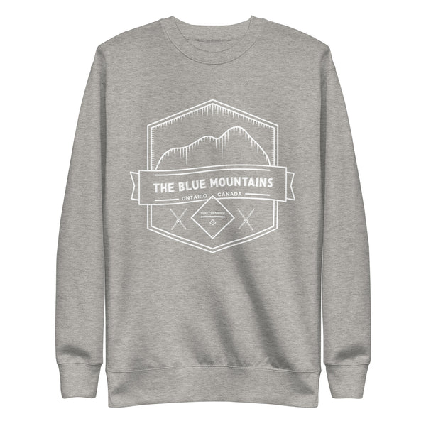 The Blue Mountains Crewneck – Ontario Ski Apparel | Gyles & Co