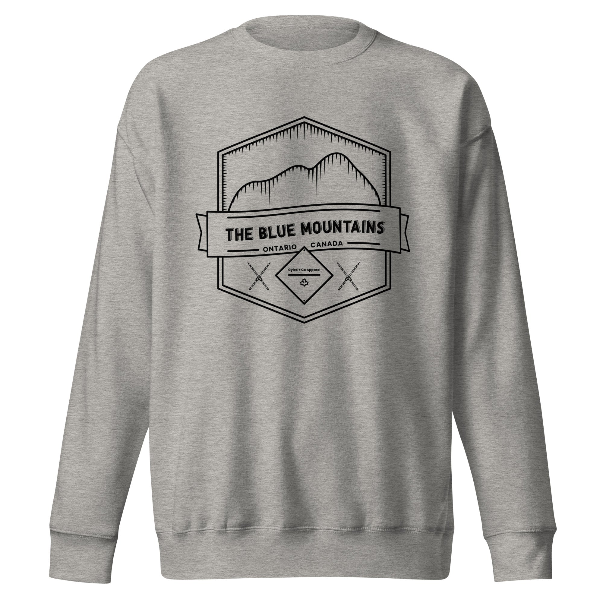 The Blue Mountains Crewneck – Light Colours | Gyles & Co
