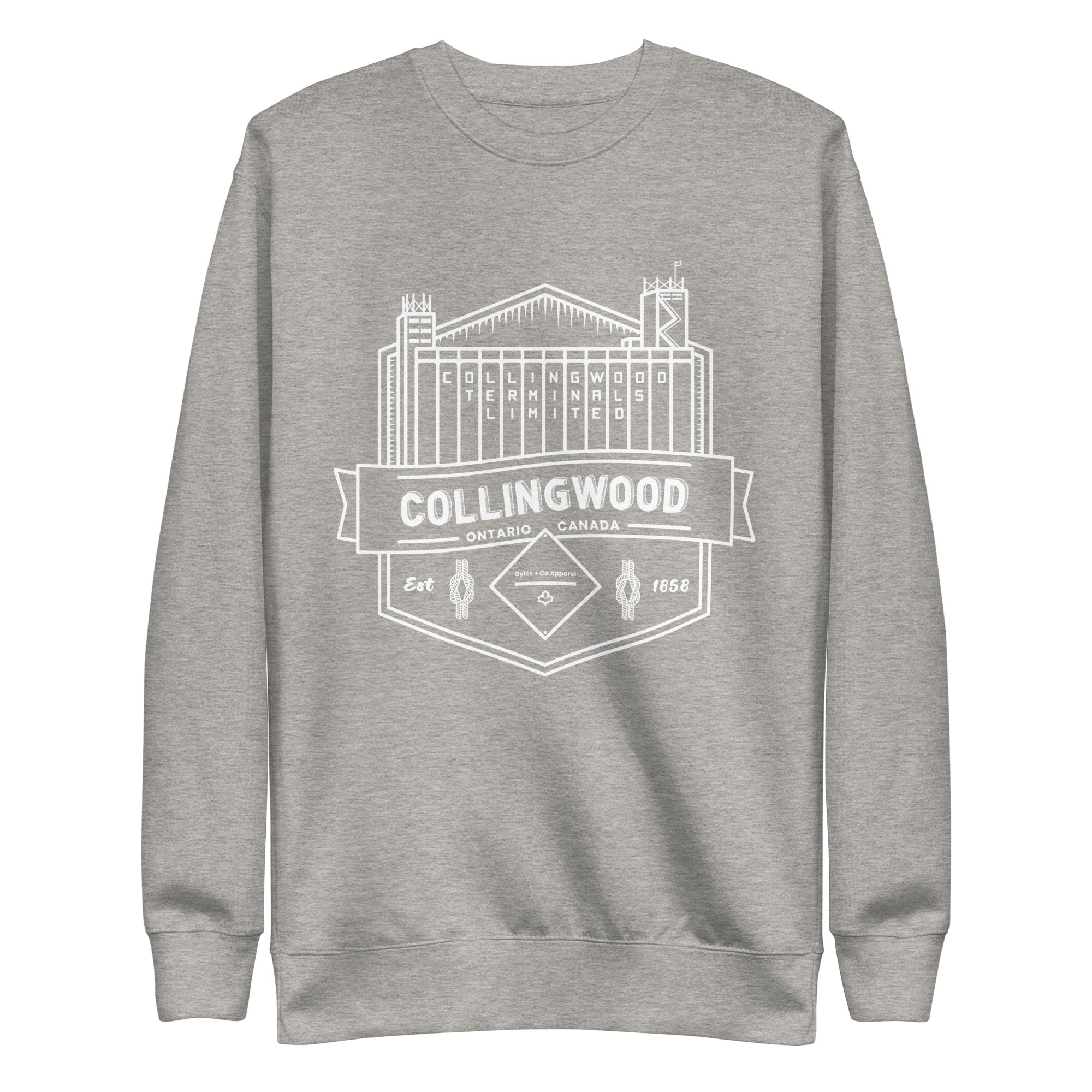 Collingwood Terminals Crewneck – Dark Colours | Gyles & Co