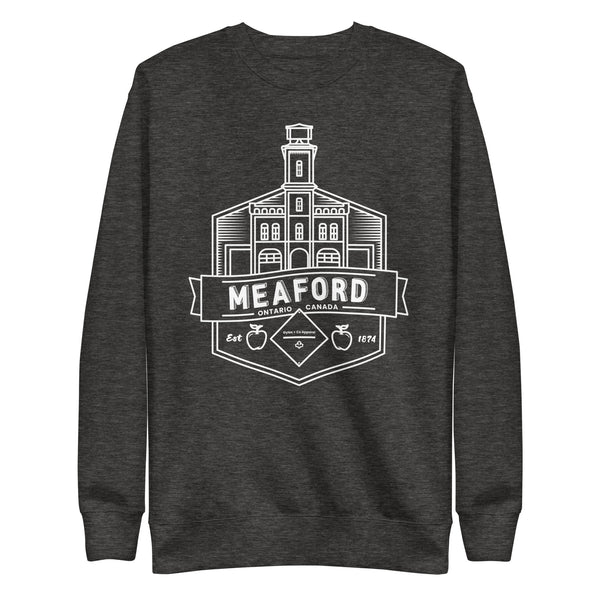 Meaford Firehall Crewneck – Black & Charcoal | Gyles & Co