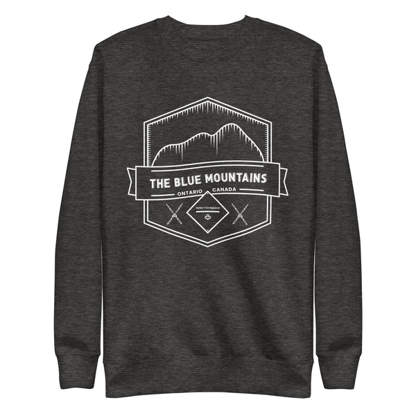 The Blue Mountains Crewneck – Ontario Ski Apparel | Gyles & Co