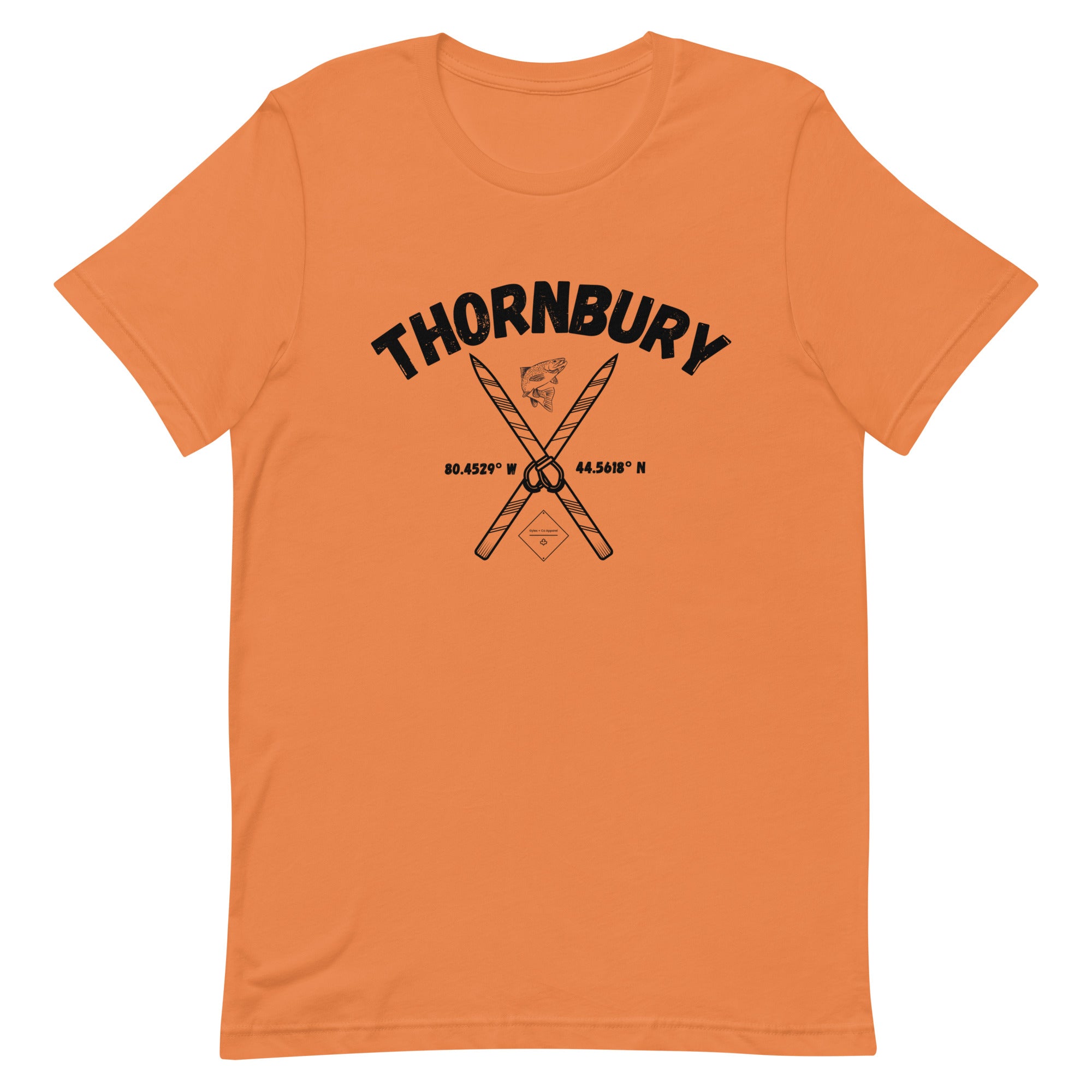 Thornbury Skis T-Shirt – Blue Mountains Ontario | Gyles & Co