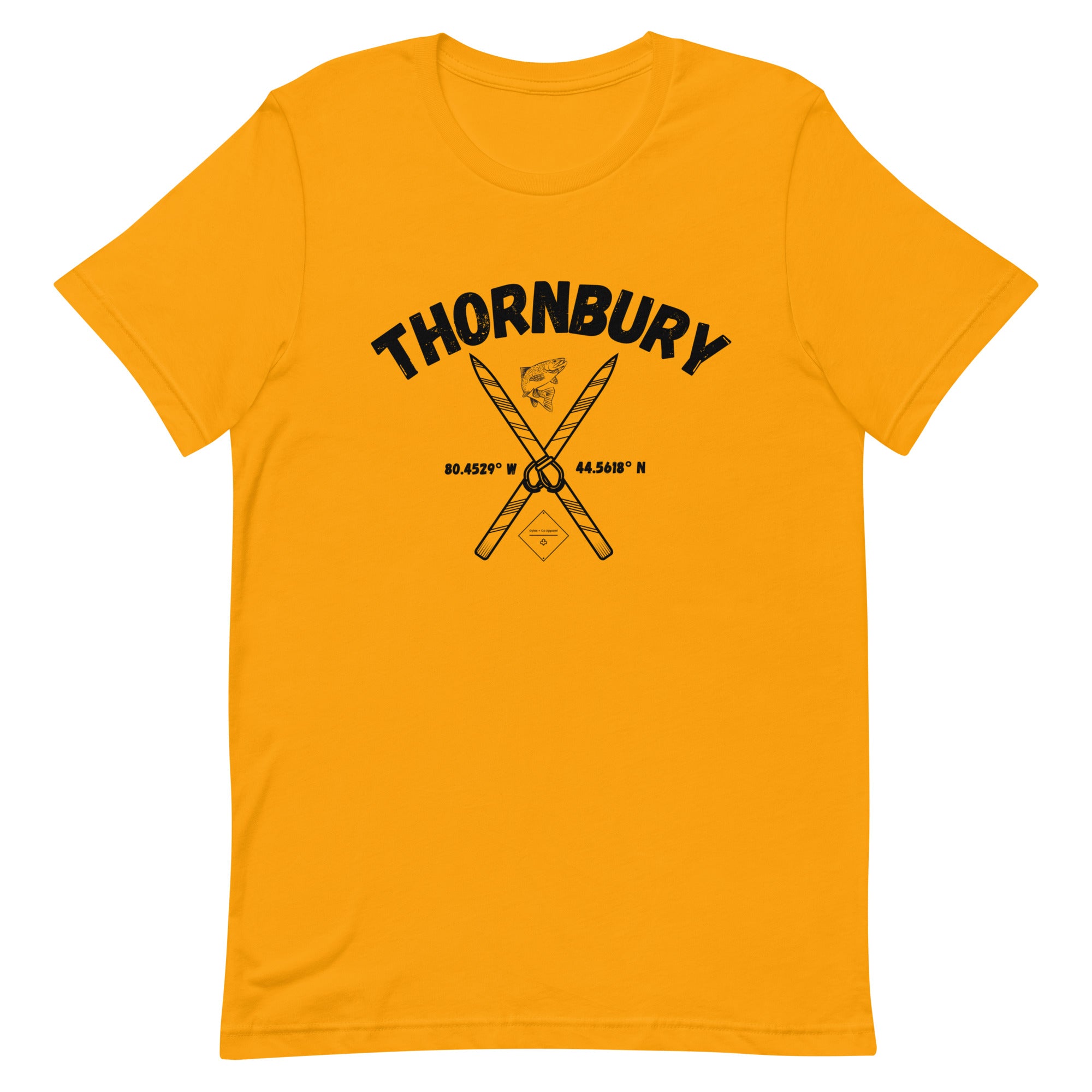 Thornbury Skis T-Shirt – Blue Mountains Ontario | Gyles & Co