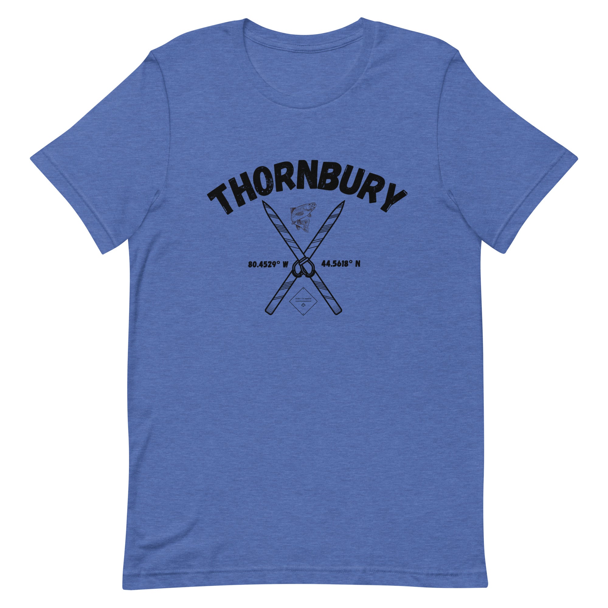 Thornbury Crossed Skis T-Shirt – Blue Mountains Ontario | Gyles & Co