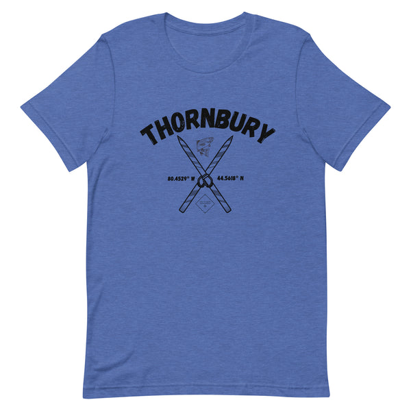 Thornbury Crossed Skis T-Shirt – Blue Mountains Ontario | Gyles & Co