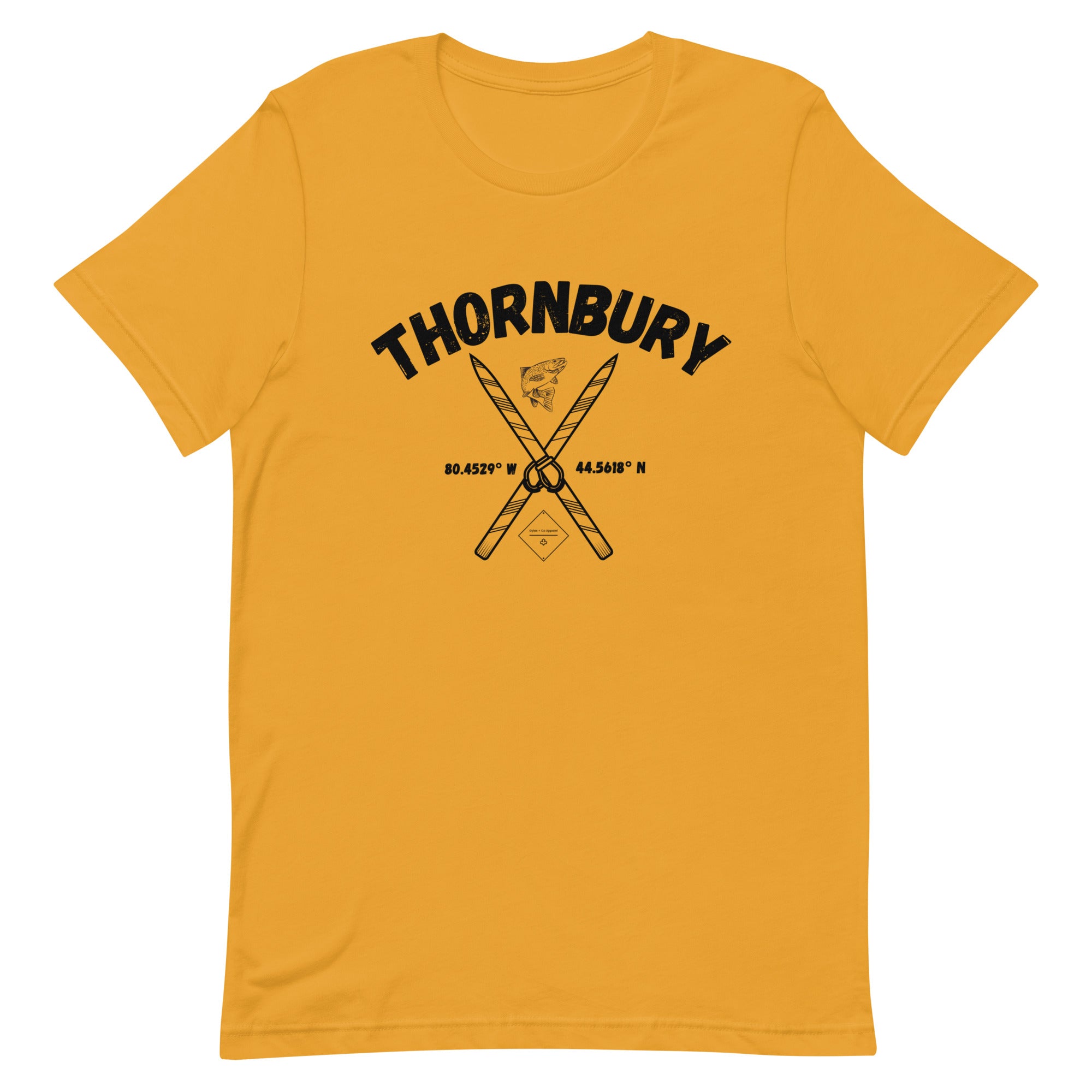 Thornbury Skis T-Shirt – Blue Mountains Ontario | Gyles & Co