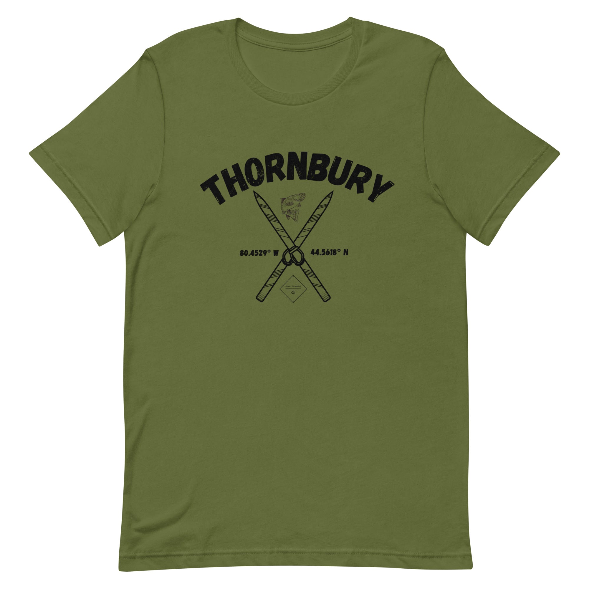 Thornbury Skis T-Shirt – Blue Mountains Ontario | Gyles & Co