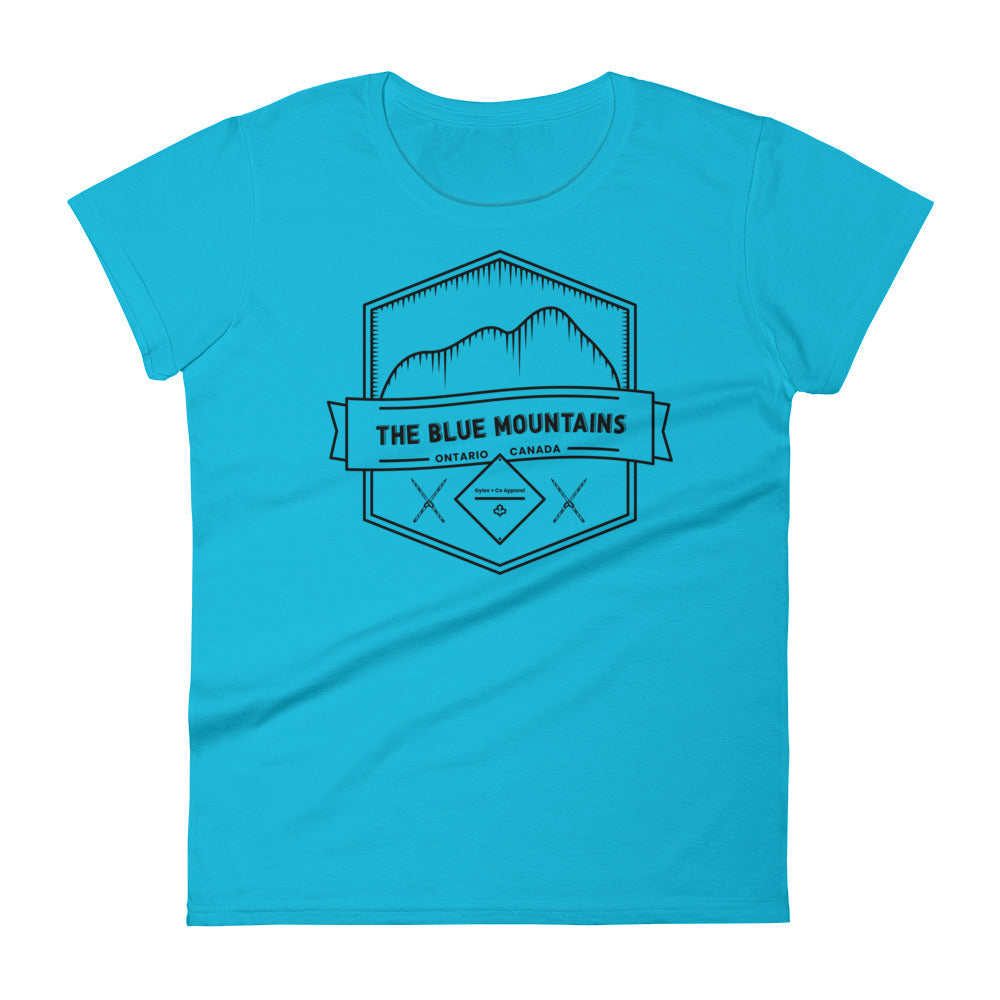 Women's Blue Mountain T-Shirt – Georgian Bay Ontario | Gyles & Co