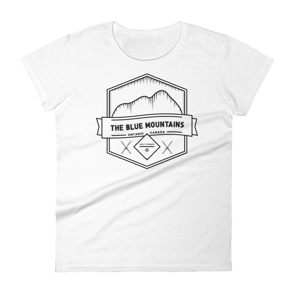 Women's Blue Mountain T-Shirt – Georgian Bay Ontario | Gyles & Co